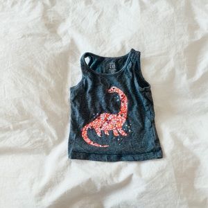 BabyGap dinosaur a tank top